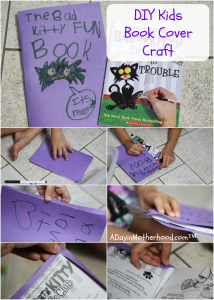 Let the kids do a DIY Book Cover Craft!