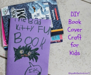 DIY Book Cover Crafts for kids encourages reading!