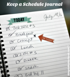 Writing down a simple schedule helped me stay on track with Probiotic Medical Food.