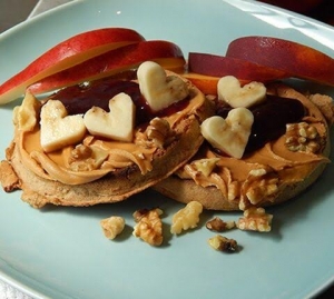 Decorate frozen waffles fro back to school fun!