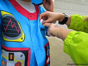 Lightweight, The Robotic Engineer Shirt fits over kids clothes comfortably. ad