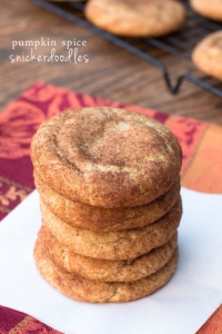 Pumpkin Spice Snickerdoodles from Valerie's Kitchen
