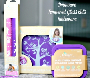 Tempered G;as Kid's tableware by Brinware! ad