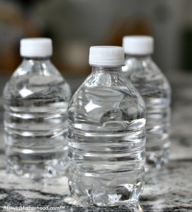 Water keeps kids hydrated and are a good part of a Flu Season School Donation Kit.