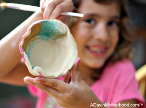 Kids can paint and create with pottery at home