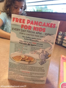 Get FREE Pancakes for kids 4 -10 at Denny's in September!