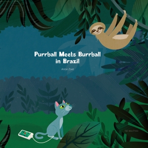 Purrball Meets Burrball in Brazil by Anne Zoet