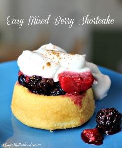 make easy Mixed Berry Shortcake with Welch's Frozen Fruit