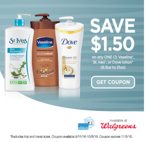 Save on Lotions at Walgreens!