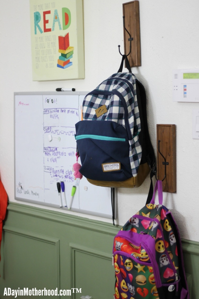 Easy Backpack Station Ideas & Donate 5 to Give Water to Kids