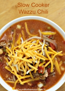 Slow Cooker Wazzu Chili will have your taste buds singing