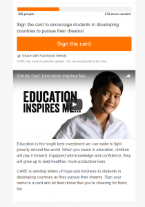Education for all children is hard around the world. We can help inspire kids everywhere!