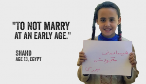 Help kids know that education for all children matters.