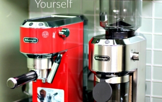 The De'Longho line of Espresso machines and grinders are a perfect coffee lovers dream to make perfect coffee at home