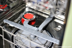 StormWash means super clean dishes with the Samsung StormWash Dishwasher