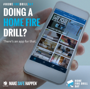 The Nationwide app can help your conduct a home fire drill