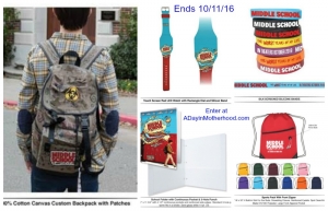Enter the Middle School Prize Pack Giveaway