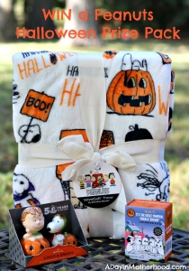The Peanuts Halloween Giveaway is live! Enter to WIN now!