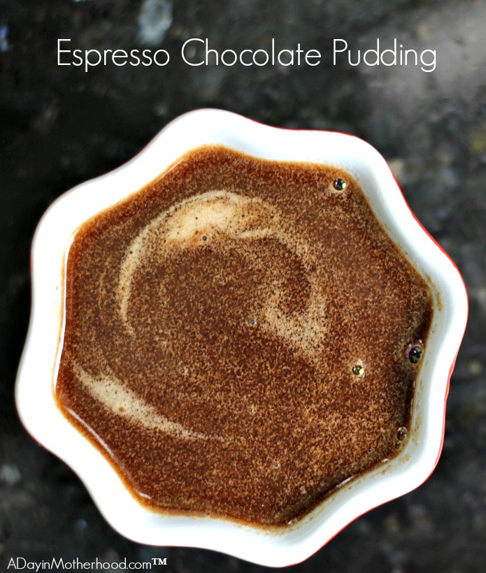 Make this Espresso Chocolate Pudding Recipe with De'Longhi