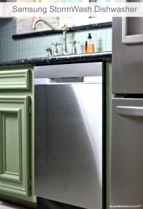 The Samsung StormWash Dishwasher is sleek and pretty