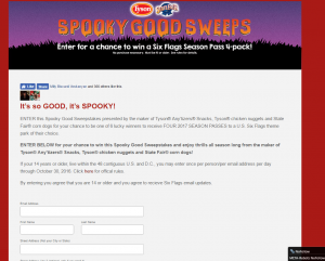 Win 4 tickets and enjoy the win with Vampire Bitten Corn Dogs