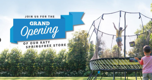 Join in the fun with Springfree Trampolines, Oct 30 in Katy, TX! FREE Family Event