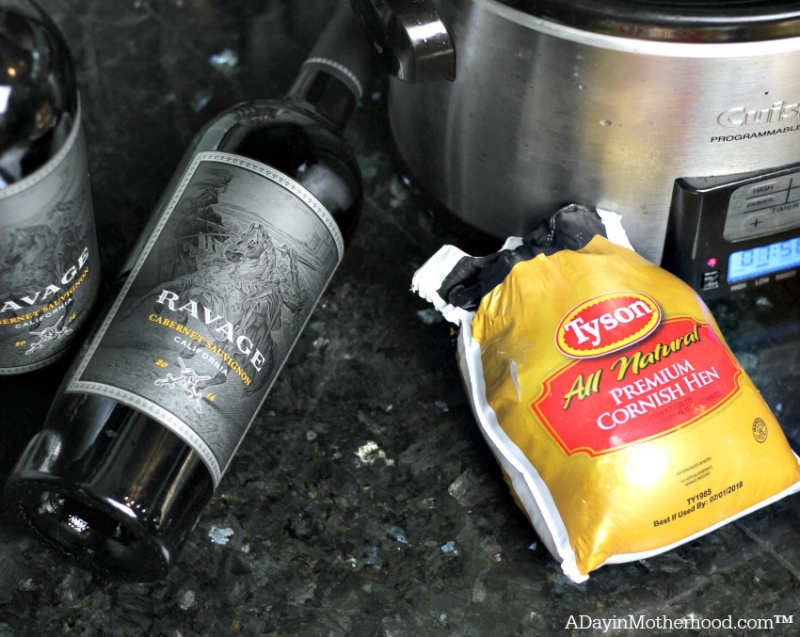 Slow Cooker Wild Rice Stuffed Cornish Game Hen Recipe