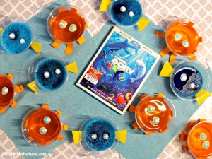 Finding Dory Jello cups featuring Dory and new friend Hank. ad