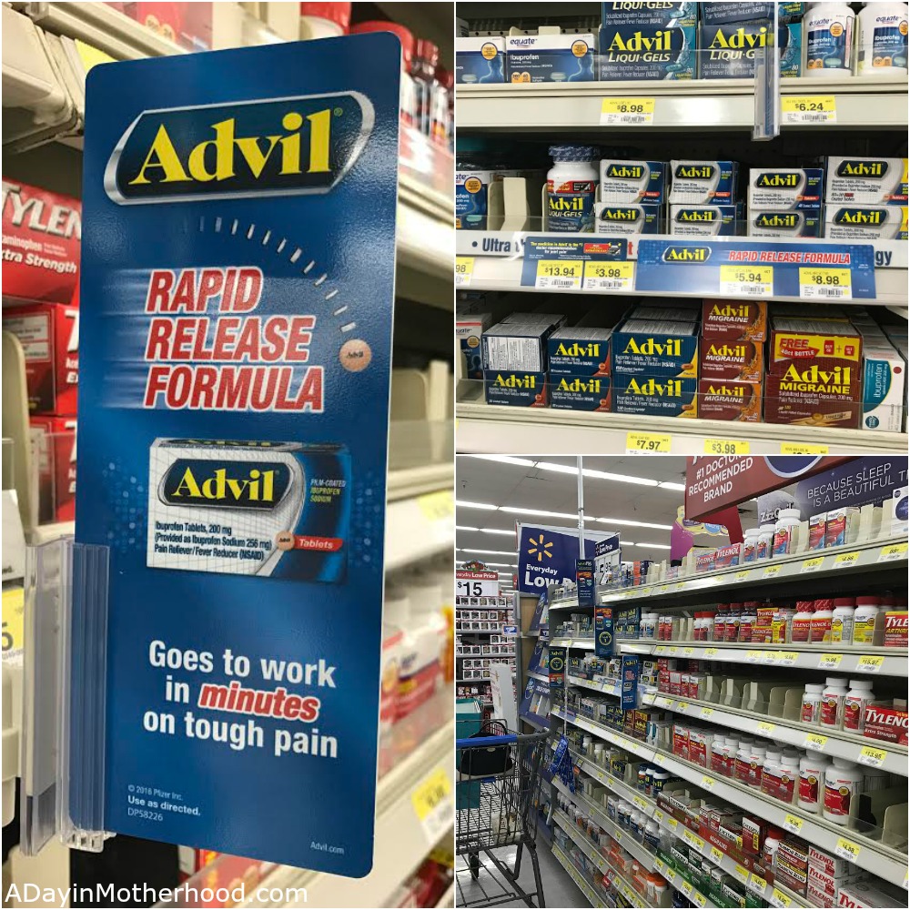 Get Advil at Walmart when staying motivated when you want to quit the gym