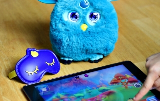 With a simple Bluetooth connection, the Furby Connect uses the app to interact with your kids!