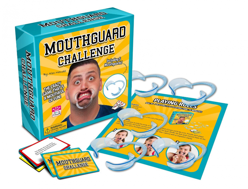 Mouthguard Challenge Game A Hysterical Addition to any Holiday Game Night