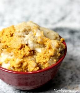 Slow Cooker Pumpkin Cobbler will impress your guests!