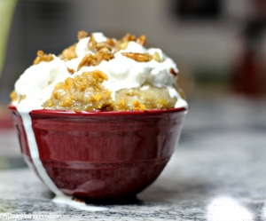 Slow Cooker Pumpkin Cobbler will melt in your mouth!