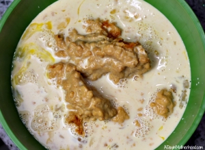 Evaporated milk adds creaminess to the Slow Cooker Pumpkin Cobbler