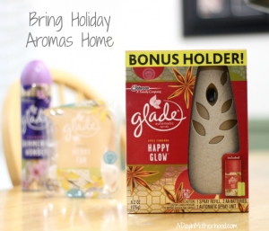 Warm your home with comfort foods like Slow Cooker Pumpkin Cobbler and Glade Holiday Scents
