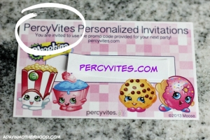 PercyVites helps plan a Shopkins Party easily