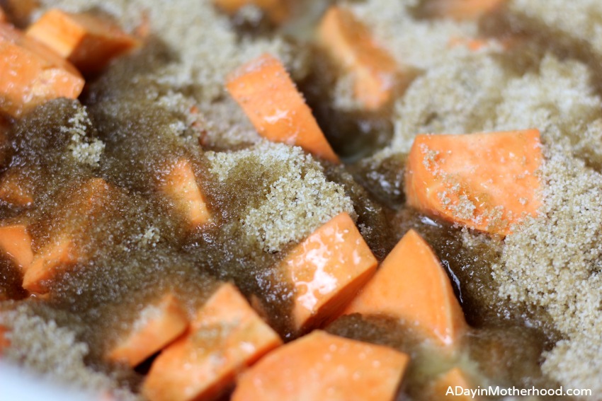 The Slow Cooker melts the flavors together in this Slow Cooker Candied Sweet Potato Recipe