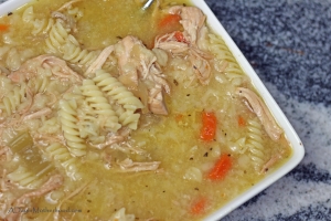 I love this Pasta Recipes: Slow Cooker Chicken Noodle Soup and make it with Rotini from La Moderna