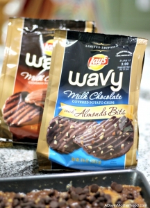 Dark Chocolate Wavy Lays makes Sweet & Salty Toffee Bars Recipe better