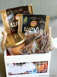 Make a Thank you Basket paired with Sweet & Salty Toffee Bars Recipe
