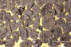 Top with Dark Chocolate Wavy Lays for the Sweet & Salty Toffee Bars Recipe