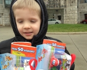 Deliver Super Wings to local children in need. ad