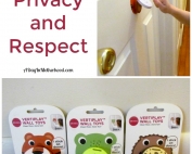 Vertiplay™ door knockers help kids learn privacy and respect.