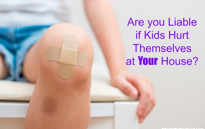Are you Liable if Kids Hurt Themselves at Your House? is a question we all should be asking