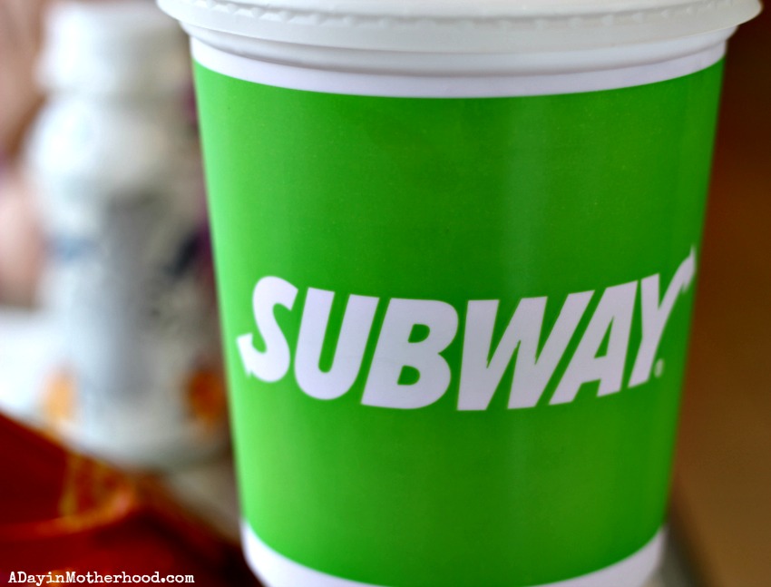 The small rewards, like SUBWAY can help when you add color with vegetables to your diet