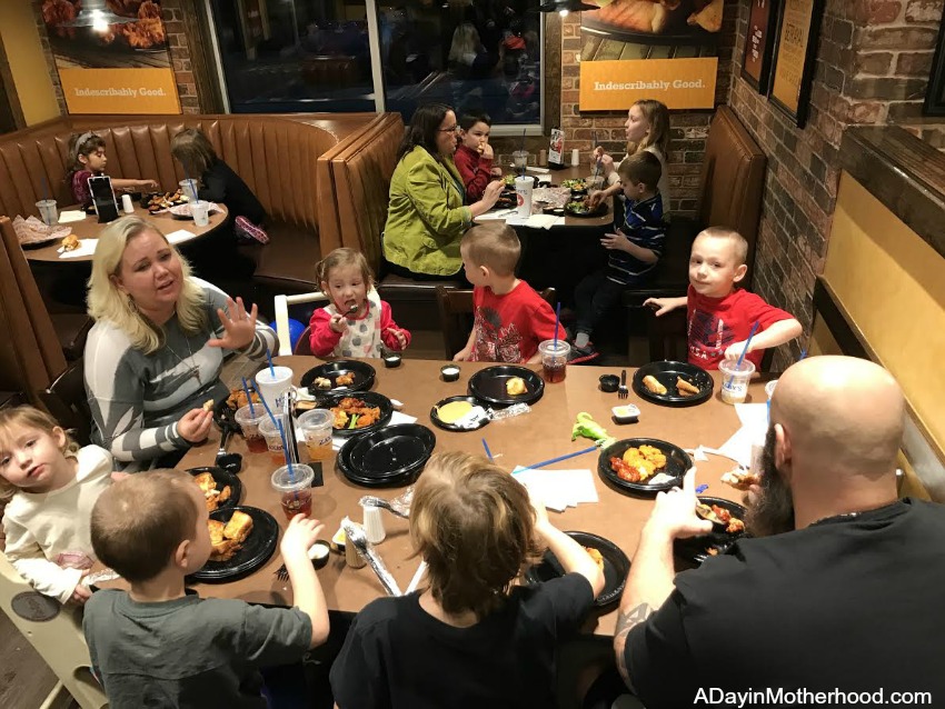 Zaxby's Restaurant for the whole family!