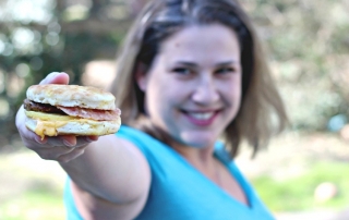 The BIG AZ Sandwich for breakfast is awesome