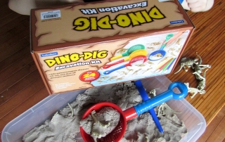 Dino Dig Excavation kit from Lakeshore Learning gets 2 thumbs up!