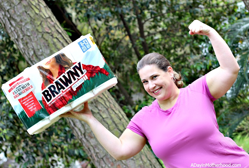 Recovery after divorce takes strength. Brawny is strong too. 