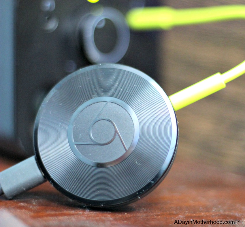 Chromecast Audio is small and simple to use